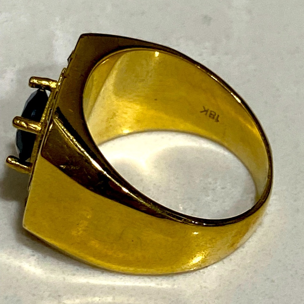 18k gold plated ring